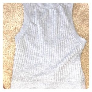 Gray semi dressy tank
